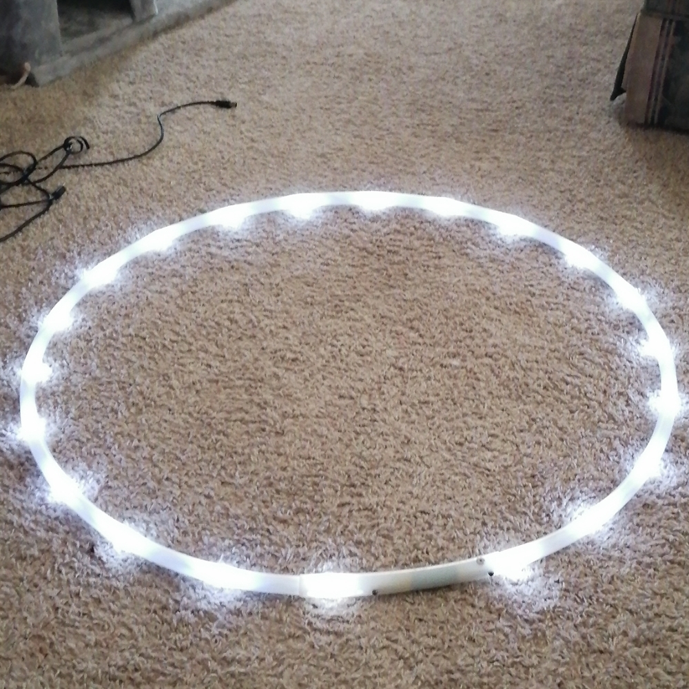 White led hulahoop